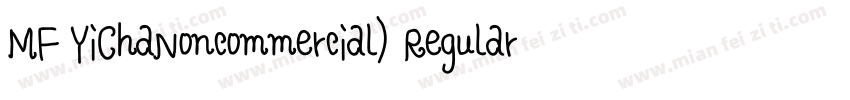 MF YiChaNoncommercial) Regular字体转换
